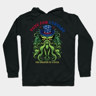 Vote for Cthulhu President 2024 Election Hoodie